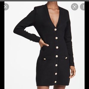 L’agence Black Breanna Dress sz S